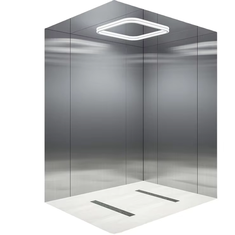 VTEP105 Ascensores Luxe residentiële passagiersliften Gearless AC Stil Efficiënt en stijlvol PVC