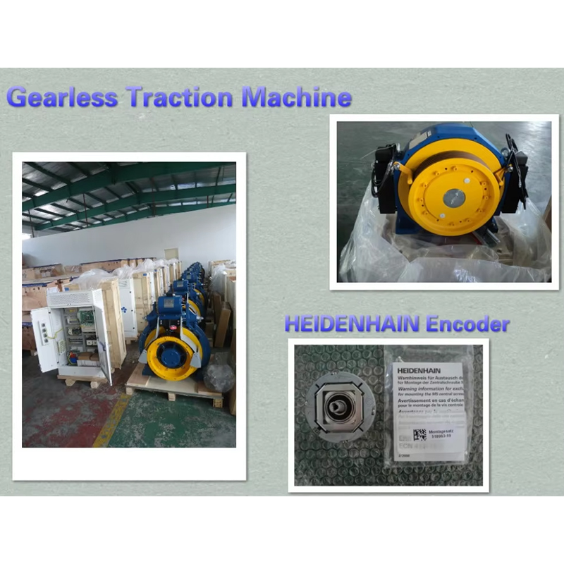 VTSP215 Hot Sale 320 kg-1000 kg Lift Lift Motor Lift Gearless Tractie Machine