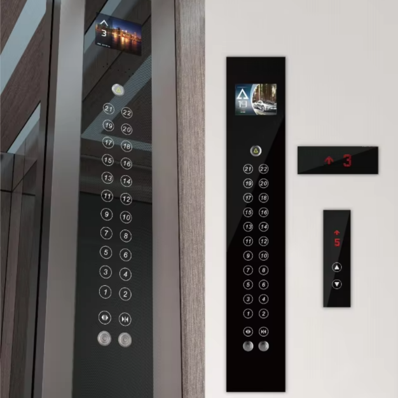 VTSP332 Liftonderdelen Vierkante drukknop met LED-licht