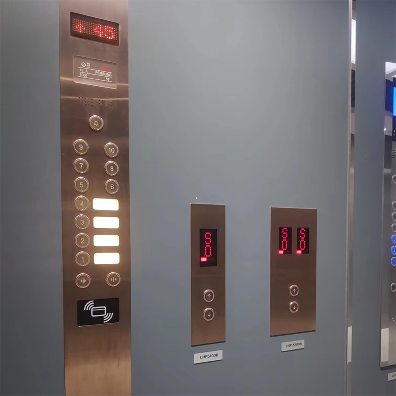 VTSP333 Moderne roestvrijstalen lift, wandgemonteerd touchscreen Cop en Lop