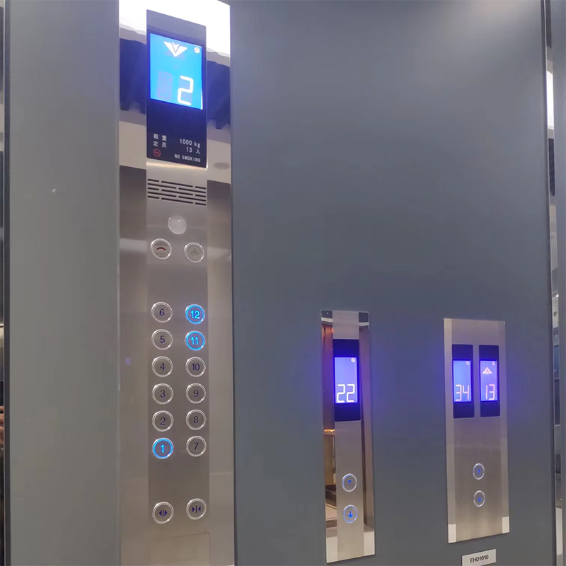VTSP333 Moderne roestvrijstalen lift, wandgemonteerd touchscreen Cop en Lop