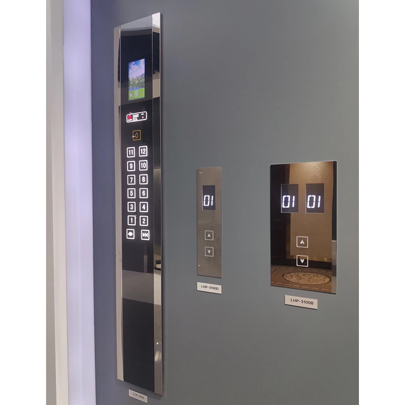 VTSP333 Moderne roestvrijstalen lift, wandgemonteerd touchscreen Cop en Lop