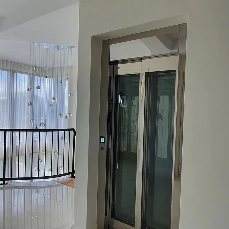 VTEP124 China merk moderne passagierslift fabrikant hoge prestaties lift hotel gebruik PVC vloer roestvrijstalen AC-aandrijving