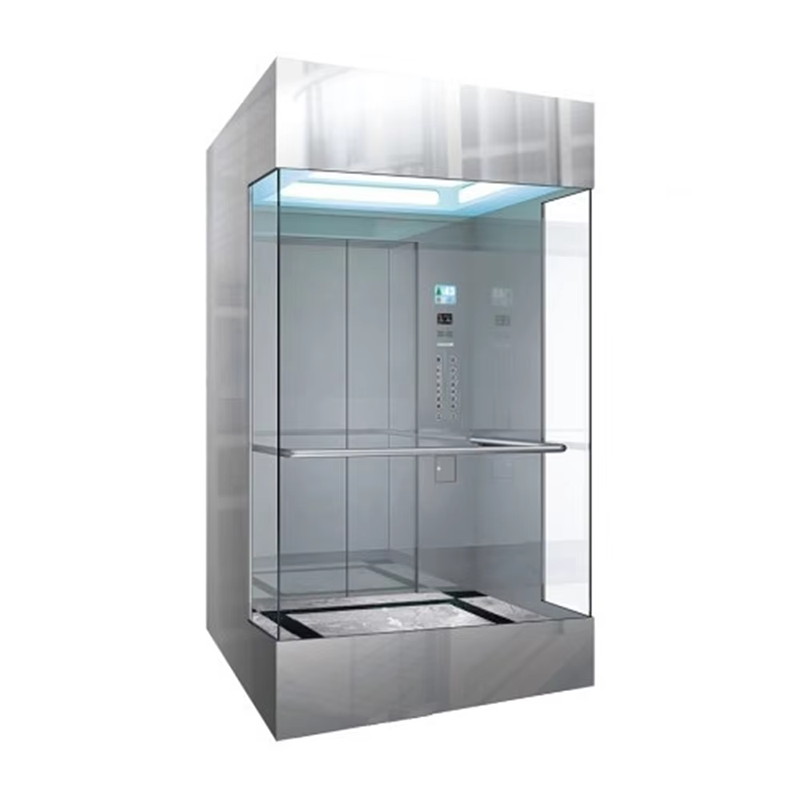 VTSP129 Liftonderdelen en -accessoires Hoogwaardige passagiersliftcabine met plafondlichtpanelen