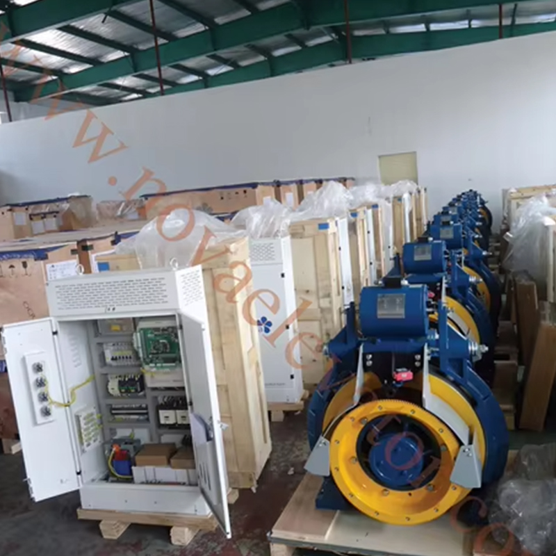 VTSP242 Lift Onderdelen Gearless Tractiemotor Lift Machine voor Passagierslift NV41T-GTW10X