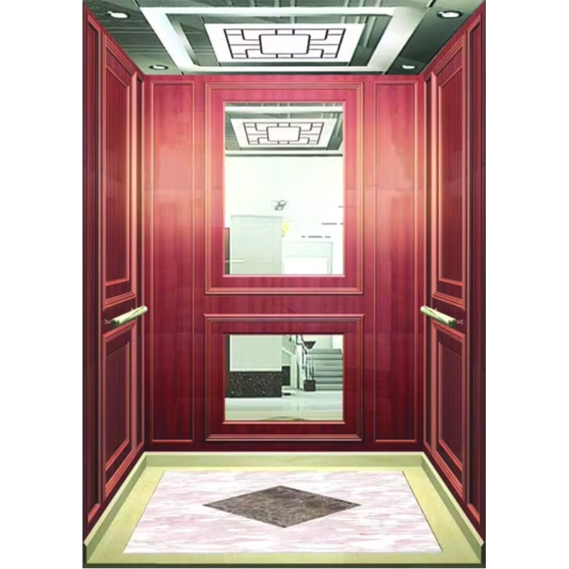 VTSP133 Luxe hotelliftcabine met premium roestvrijstalen eigentijds ontwerp Aangepaste kleur 1 jaar garantie