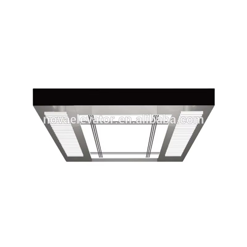 VTSP140 Lift reserveonderdeel Cabine-interieuraccessoires Liftcabine Roestvrij stalen plafond Modern liftplafondontwerp
