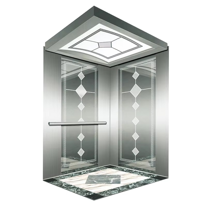 VTSP136 Liftonderdelen en -accessoires Passagiersliftcabine met LED-verlichting en premium decoratie