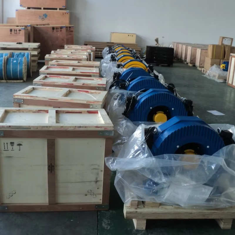 VTSP234 Montanari Gearless Tractiemachine MCG350 Liftmotor 2000-2500KGS Motormotor