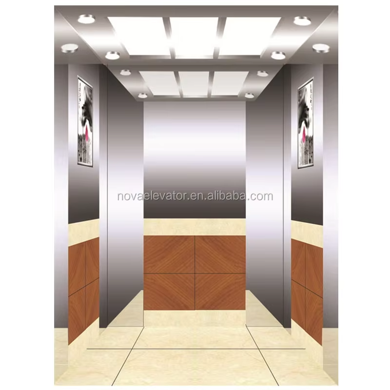 VTSP128 Liftonderdelen en -accessoires Premium observatieliftcabine met volledig glazen wanden