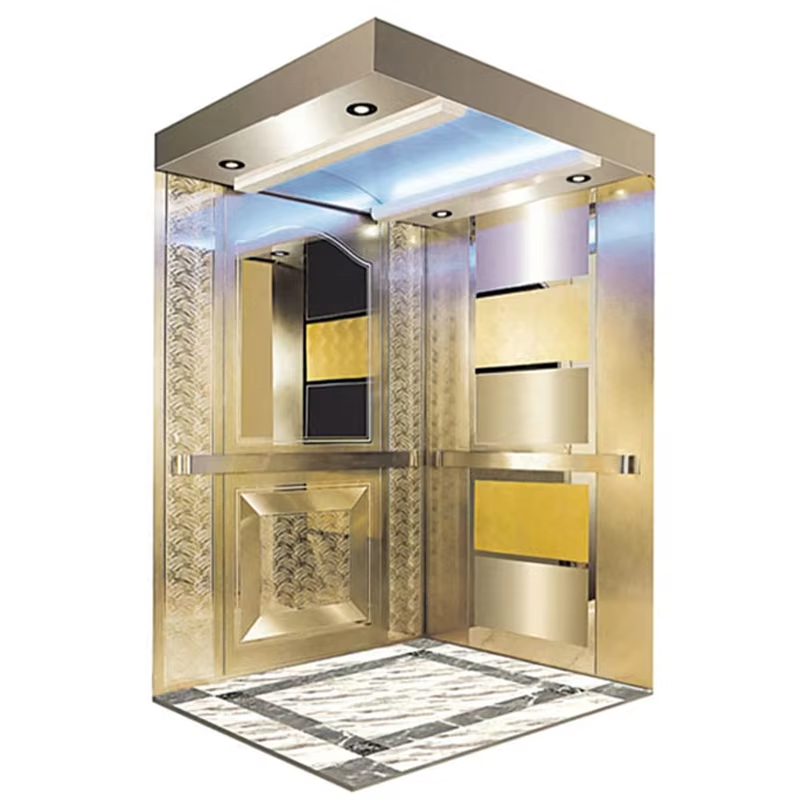 VTSP137 Liftonderdelen en -accessoires Moderne roestvrijstalen liftcabine voor commerciële gebouwen