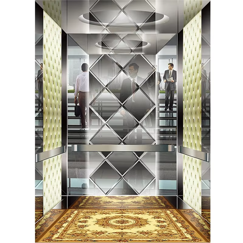 VTSP126 Liftonderdelen en -accessoires Passagiersliftcabine met moderne interieurdecoratie
