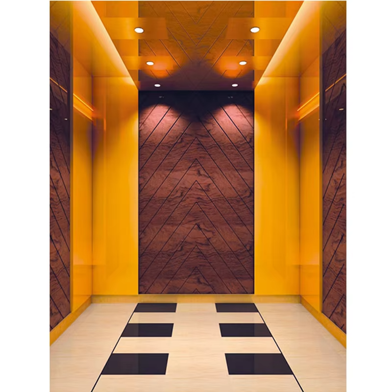 VTSP126 Liftonderdelen en -accessoires Passagiersliftcabine met moderne interieurdecoratie