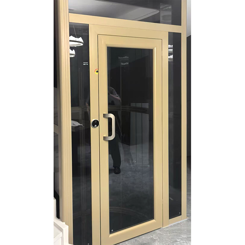 VTSP396 Glazen draaideur voor huislift